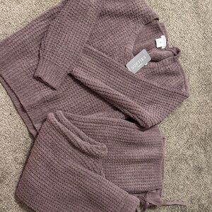 Softies Women's Mauve Pajama Set